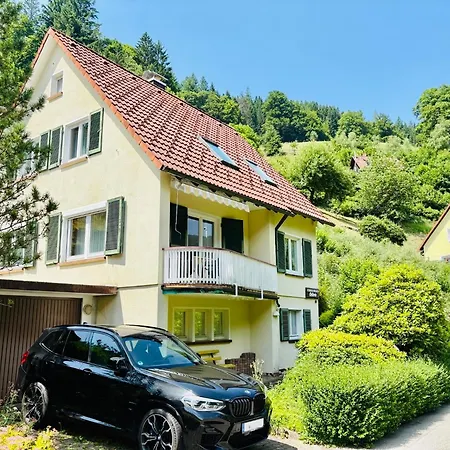 Oesterle - Idyllisches Schwarzwaldhaus Am Bach Mit Terrasse & Balkon