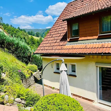 Oesterle - Idyllisches Schwarzwaldhaus Am Bach Mit Terrasse & Balkon